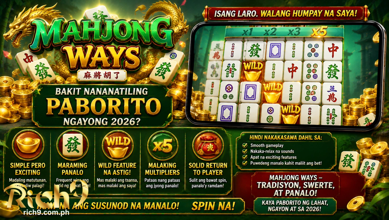 Bakit Nananatiling Paborito ang Mahjong Ways ngayong 2026