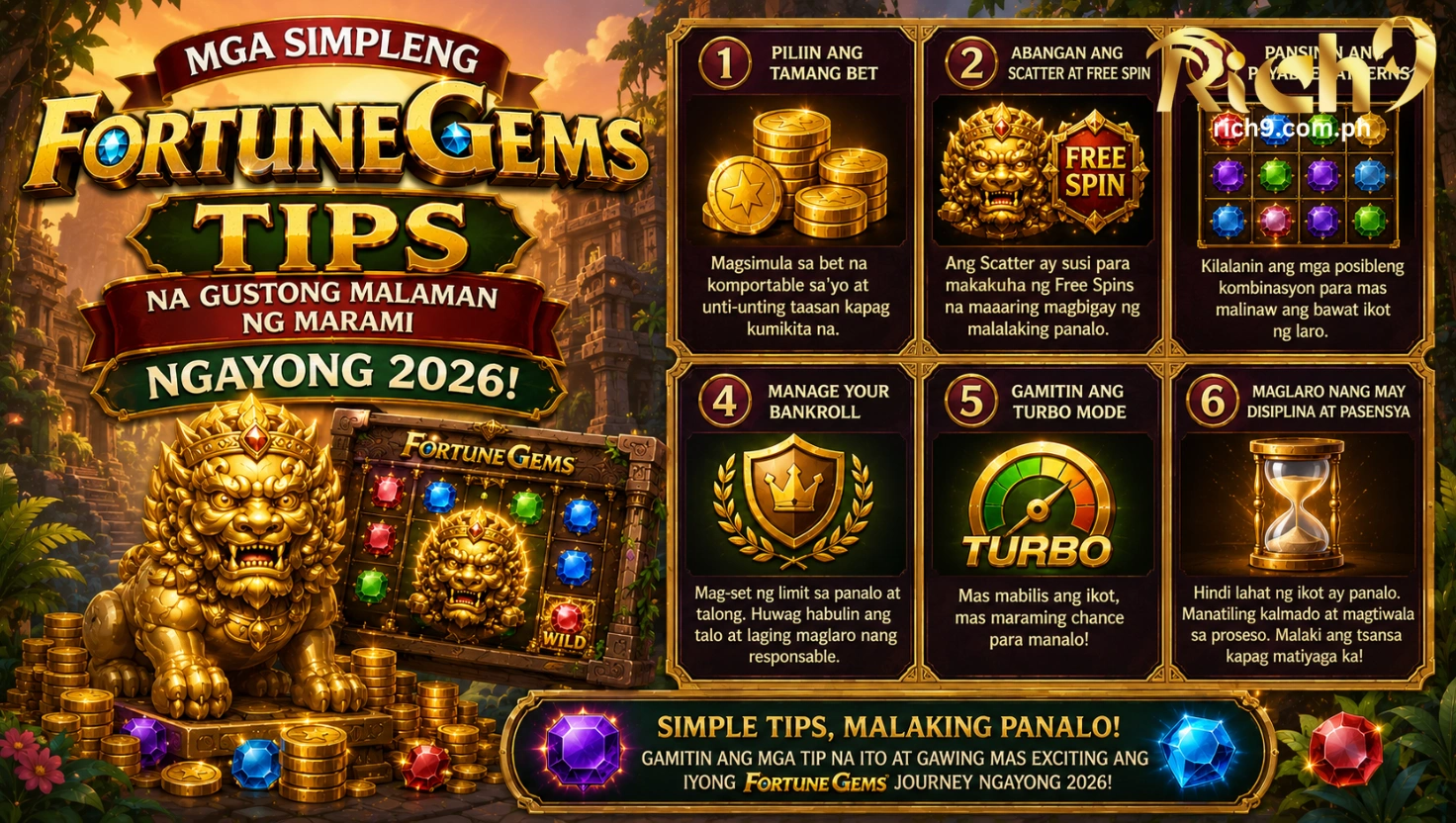 Mga simpleng Fortune Gems Tips na gustong malaman ng marami ngayong 2026