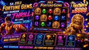 Sa JILI Fortune Gems, mas ramdam ang thrill ng laro ngayong 2026