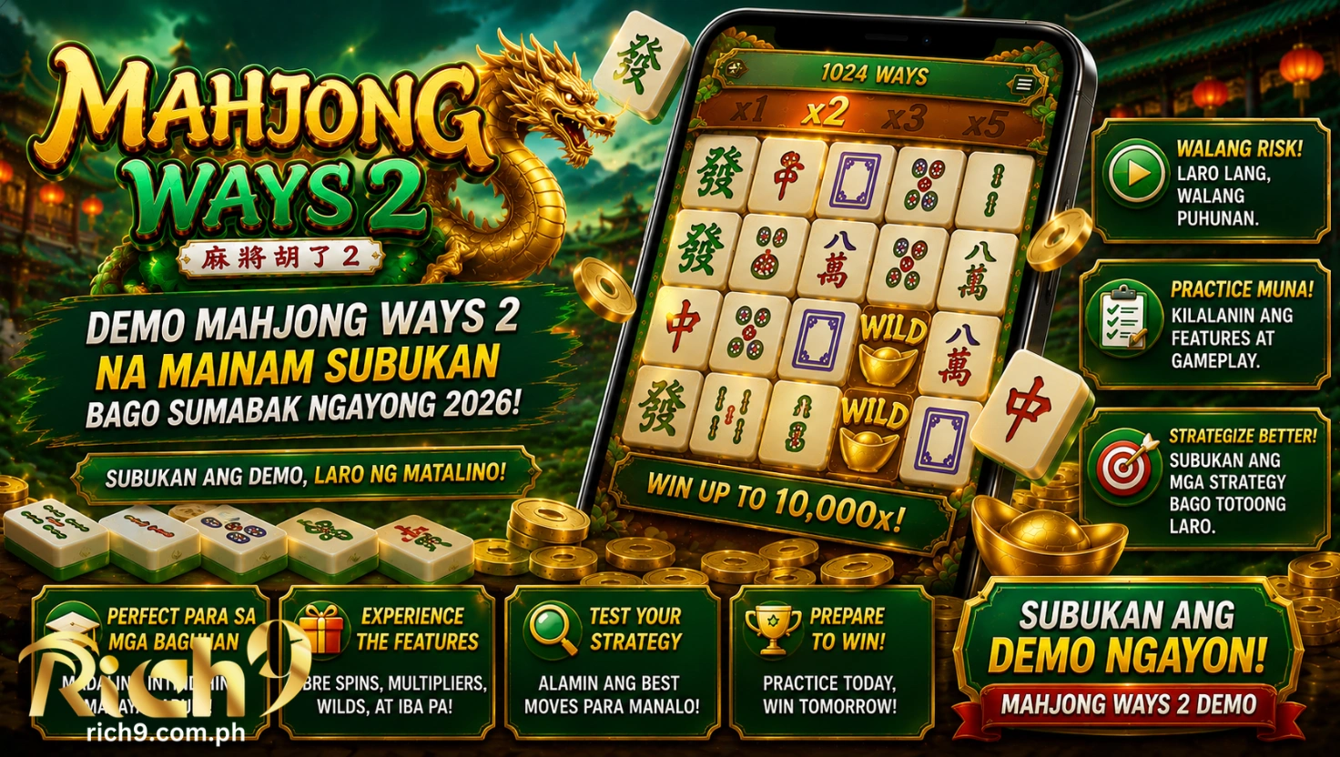 Demo Mahjong Ways 2 na Mainam Subukan Bago Sumabak ngayong 2026