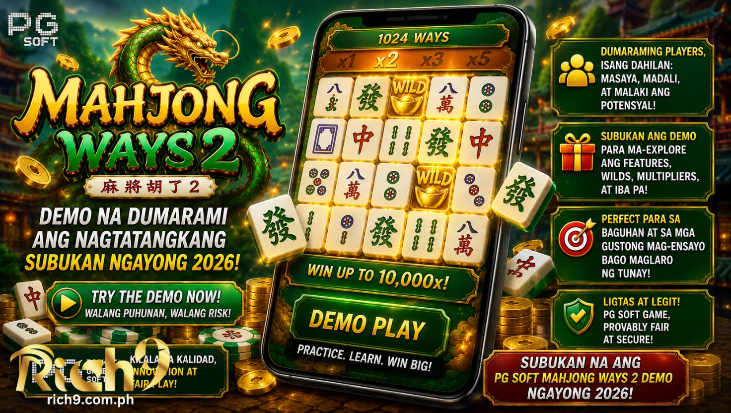 PG Soft Mahjong Ways 2 Demo na Dumarami ang Nagtatangkang Subukan ngayong 2026